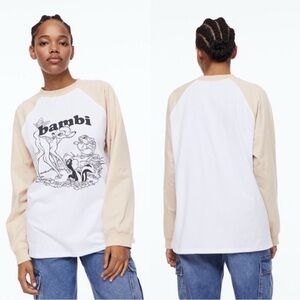 H&M Bambi Disney shirt size XL‎